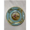 Image 2 : Pair Of Hand Painted Plates, One Has Been Repaired And Repainted