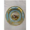 Image 3 : Pair Of Hand Painted Plates, One Has Been Repaired And Repainted