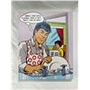 Image 2 : Canvas Print Comic Scene, Man Washing Dishes