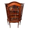 Image 1 : Semi Octagonal Display Cabinet With Drawer, With Key