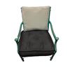 Image 1 : Green Metal Patio Chair