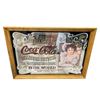 Image 1 : Vintaged Framed Coca Cola Advertising Mirror