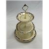Image 1 : Vintage Woods Ivory Ware 3 Tier Cake Plate