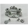 Image 2 : Vintage Porcelain Inkwell Set