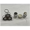 Image 2 : Vintage Crescent Condiments Set