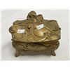 Image 1 : Vintage Gold Gilded Footed Trinket Box