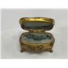Image 2 : Vintage Gold Gilded Footed Trinket Box