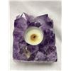 Image 2 : Cut Geode Candle Holder