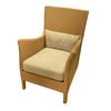 Image 2 : Designer Wicker Arm Chair And Ottoman