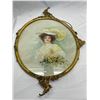 Image 1 : Oval Framed Print Portrait Of Lady Signed M.Trezisg