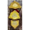 Image 2 : 3 Piece Gold Gilded Nesting Table