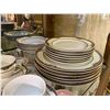 Image 4 : Large Pegasus Place Setting With Teacups, Saucers, Teapot, Platter, Salt And Pepper, Etc.. Approx. 4