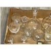 Image 2 : Assorted Glassware, Decanters, Cups, Etc..