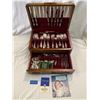 Image 1 : Large Community Silver Ware Set In Original Wooden Chest