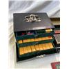 Image 2 : Chinese Mahjongg Set And Game Pieces In Case