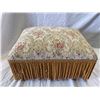 Image 1 : Embroided Tassel Fringe Foot Stool