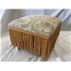 Image 2 : Embroided Tassel Fringe Foot Stool