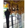 Image 3 : Floor Lamp With Swivel Neck And Victorian Embroidered Tassel Fringe Shade