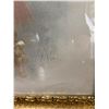 Image 2 : Vintage Print In Gold Gilded Frame "The Princess At Work"