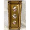 Image 1 : Gold Gilded Frame With 3 Victorian Era Paintings