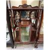Image 1 : Ornate Whatnot With Glass Bowl Front