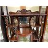 Image 2 : Ornate Whatnot With Glass Bowl Front