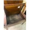Image 2 : Vintage Mirror Backed Hall Rack With Fold Up Compartment
