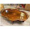 Image 2 : Vintage Carved Inset Coffee Table