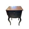 Image 1 : Wooden 2 Drawer End Table