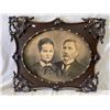 Image 1 : Framed Vintage Print Of Man And Woman