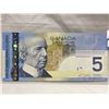 Image 1 : 2006 Canadian $5 Bill