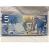 Image 2 : 2006 Canadian $5 Bill