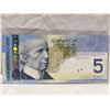 Image 1 : 2006 Canadian $5 Bill