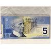Image 1 : 2002 Canadian $5 Bill