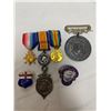 Image 1 : World War 1 British Miniature Set With Various Pins