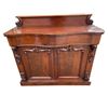 Victorian Wooden Side Board, With Key And Ice Bucket