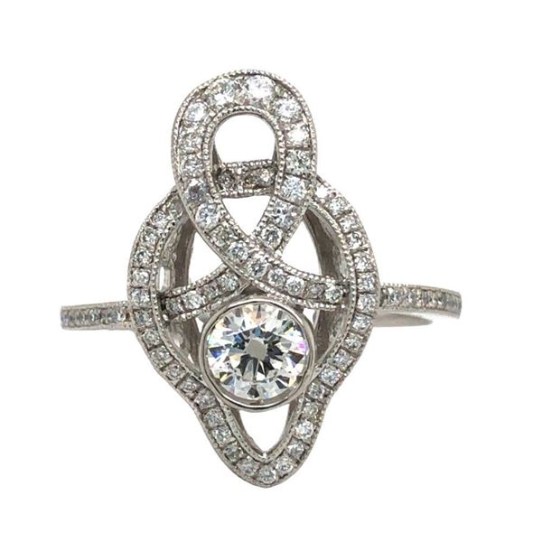 Diamond & Platinum Ring Contemporary