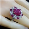Image 4 : Certified 14k Ruby & Diamond Ring