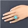 Image 4 : Turquoise & Sapphire Cocktail Ring