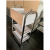 Image 3 : Beauty Salon Single Drawer Rolling Cart (Approx. 32x18x13.5")