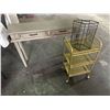 Image 1 : Group of Console (32x45x12 Rolling Cart & Decor)