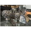 Image 3 : Group of Misc Including - Glass Side Table, 2 Plastic Chairs & Misc Decor
