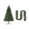 Image 1 : Noma 6 1/2 Mariposa Pre-Lit Colour-Changing Tree & Bonus Garland