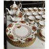 Image 2 : Large Group of Royal Albert "Old Country Rose"  Bone China England (Mint Condition)