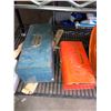 Image 2 : Shelf Lot of Misc Including - Buckets, L-250 Spray Gun, Coleman Quickpump 4D, Propane, Toolbox, Box