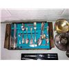 Image 2 : Group of Stainless Steel Cutlery & Misc. Bowls, Plates, Serving Pieces, Etc.