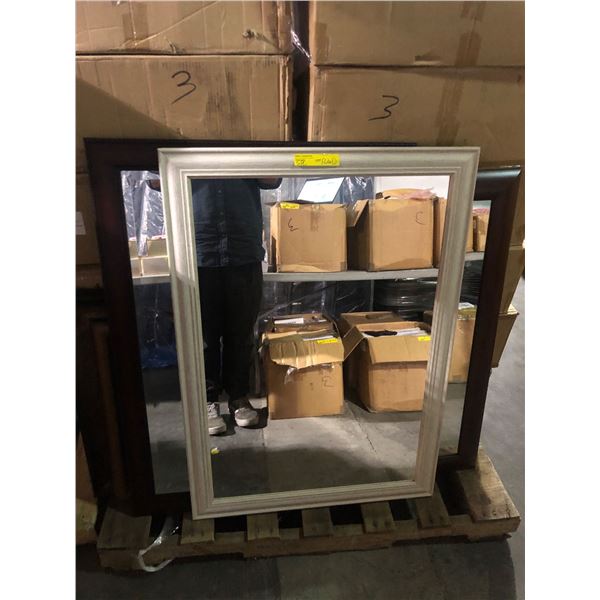 Group of assorted wall mirrors