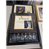 Image 2 : Group of Misc Sport Picture Frames Including - Original Six Front Line, Canucks First Round Pick, Re