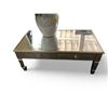 Image 1 : Mirror Top Coffee Table w/2 Drawers (Approx. 47.5x27.5x18")