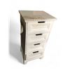 Image 1 : White Chest of Drawers w/Marble-like Surface